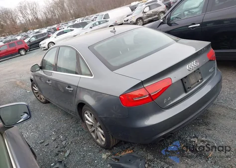 2013 Audi A4 2.0T Premium from USA, damaged, VIN WAUFFAFLXDN006524